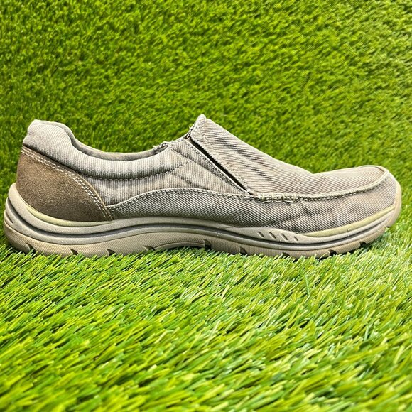 Skechers Expected Avillo Mens Size 10 Khaki Brown Casual Classic Slip On Shoes main image 4